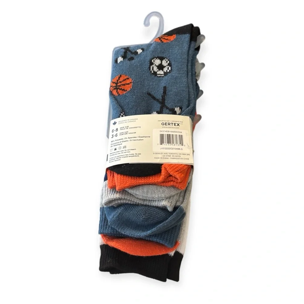 DENSLEY & CO Boys Sporty Socks 4 pack